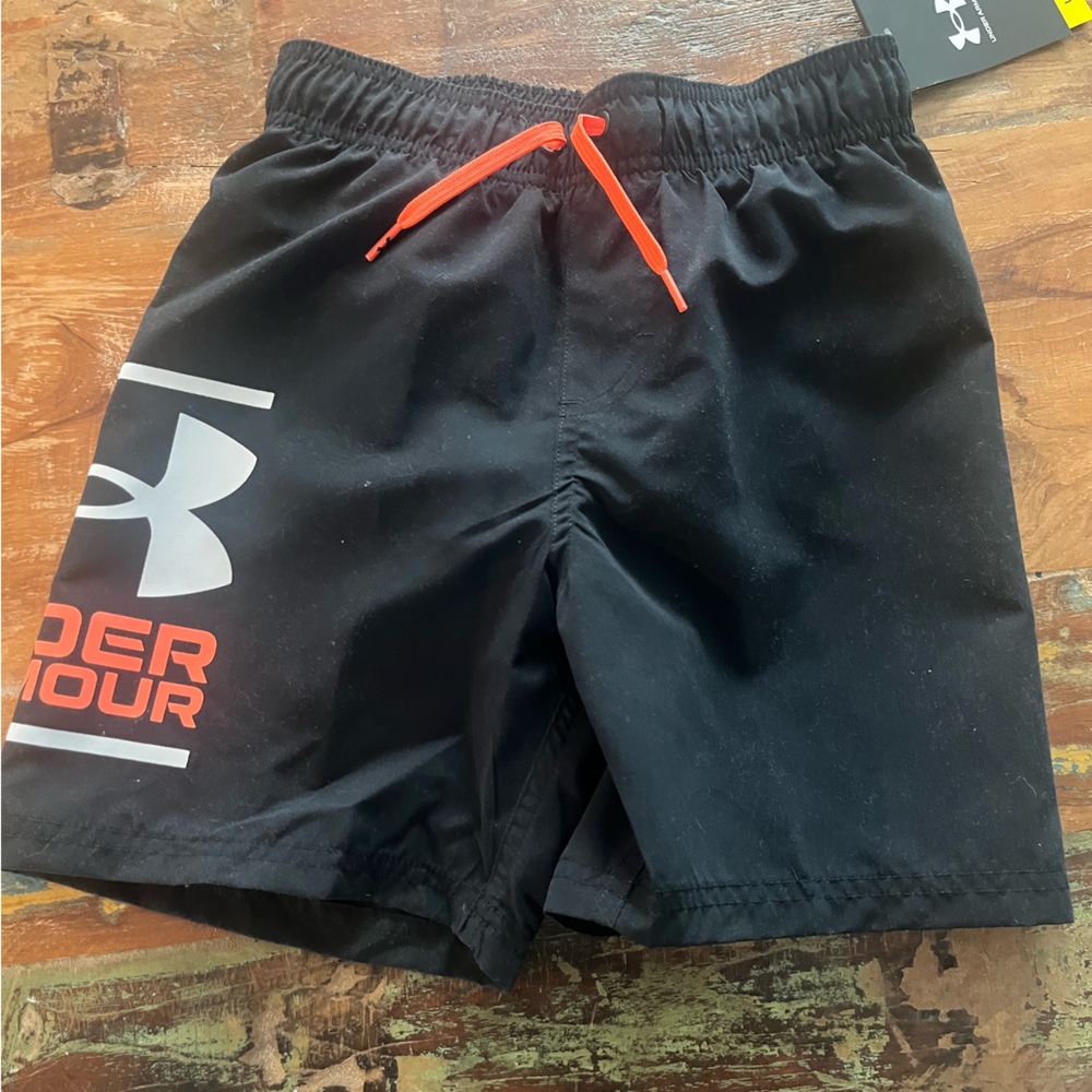 NWT Under Armour Boys Swim Trunks
